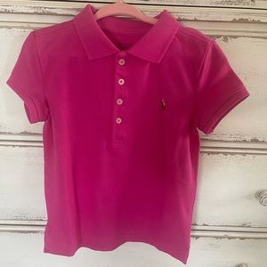 Hot pink Ralph Lauren Polo shirt